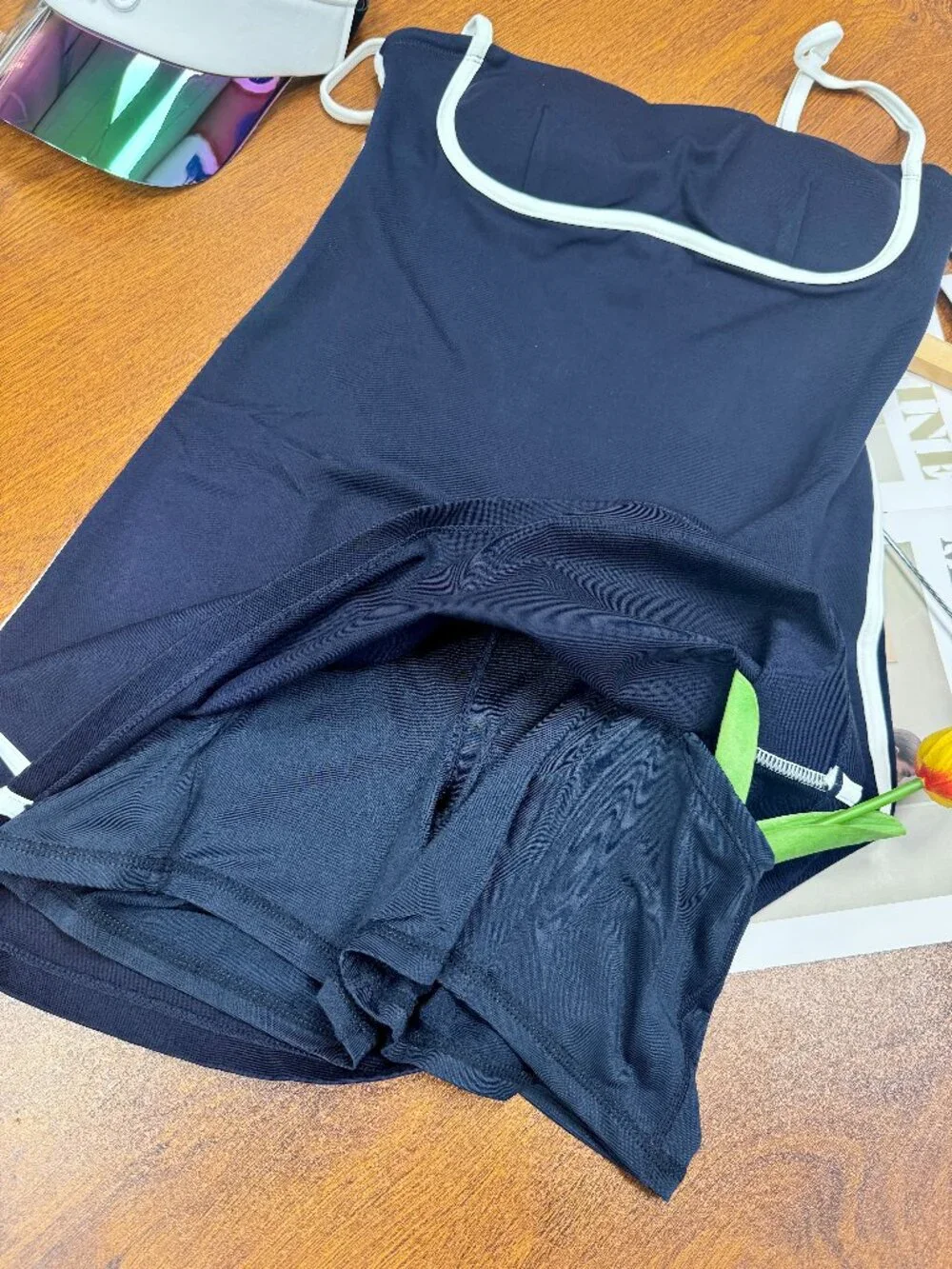 🌸Alo Yoga Airbrush Streamlined Dress 💙 Navy/Ivory NWT Sports&Leisure travel
